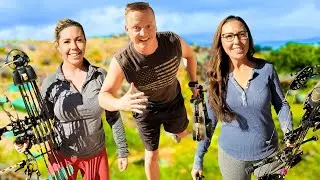 EPIC Archery RACE vs Bow Disciples (Timed Challenge)