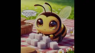 Honey The Spring Bee! #Spring #sugarsugar #aiart #aidigitalart