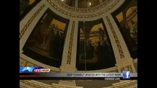 Ir-restawr fuq il-koppla tal-knisja Parrokjali tal-Ħamrun.