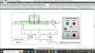FORWARD-REVERSE OF MOTOR WITH MANUAL SWITCHING USING AUTOMATION STUDIO