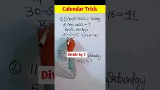 Calendar reasoning | Calendar days #shorts #youtubeshorts #calendar #reasoning #aptitude