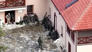 Kosovo police release drone footage of monastery siege