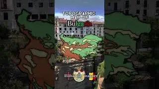 Bulgaria topographic map video! Who is from Bulgaria comment on this video!