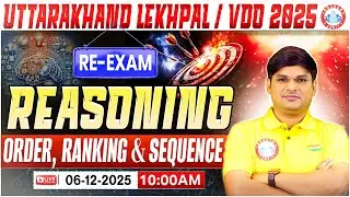 Uttarakhand Lekhpal & VDO Reasoning Classes 2025 | Patwari Reasoning Revision Class By Mandeep Sir
