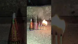 Matchstick Amazing Experiment 🔥💥 Diwali Creakers Testing #shorts  #short video #@THE MATCHES VIDEO