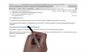 'Webhosting Account Transmitting Viruses' Phishing Scam