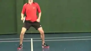 Badminton-Footwork Skills Smash Steps