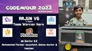 11-Year-Old's AI Project  | Team Warrior Hero's Codeavour 2022 Reveal | Pictoblox
