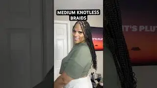 Medium Knotless Braids | JHOZAE AKAI #knotless braids #atlanta #jhozaeakai