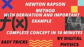 Newton Raphson Method | x^3-5x+1=0 | Newton Raphson Formula | Newton's Method derivation | NR Method