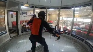 Will #indoorskydiving before his #AFF #skydiving course. www.learnskydiving.com