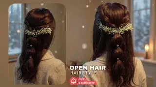 Easy Open Hair Braid Hairstyle | Quick & Stylish Look for Any Occasion!
