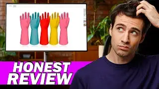 Cleaning Gloves Dishwashing Gloves 5 Pairs Review &ndash; Colorful Rubber Reusable Kitchen Helper