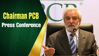 Chairman PCB, Mr. Ehsan Mani press conference at Gaddafi Stadium, Lahore | PCB