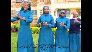 Novices of the servants of the Holy Innocents singing a Thanksgiving song