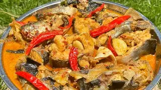 Rustic Bliss: Cooking Sour Fish Soup in the Countryside