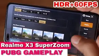 Realme X3 and Realme X3  SuperZoom PUBG Gameplay | Realme X3 PUBG Gameplay | PUBG on realme X3
