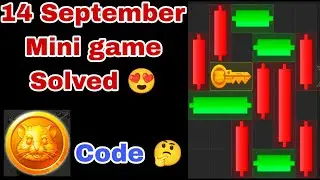 hamster Kombat daily cipher code 🤔) 14 September mini game solved slow speed// #hamsterkombat