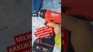 Testiss&auml; Milwaukeen akkuk&auml;ytt&ouml;inen l&auml;mp&ouml;puhallin  @toolsfinlandoy1563 @MilwaukeeToolEurope