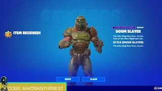 I UNLOCKED THE DOOM SLAYER SKIN (LV 26)