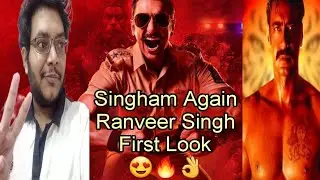 Singham Again Ranveer Singh as Simmba First Look Out | Simmba Poster Reaction | Simmba Poster Review