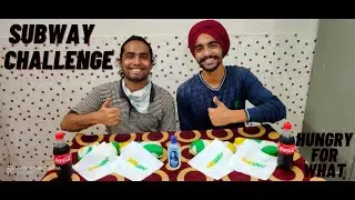 SUBWAY EATING CHALLENGE | 2 FOOT SUBWAY EATING COMPETITION | HUNGRY FOR WHAT