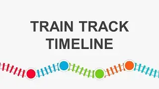 Train Track Timeline Animated Slides