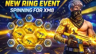 XM8 Spinning in New Ring Event 🔥 | Worth It or Not? | Free Fire Telugu 