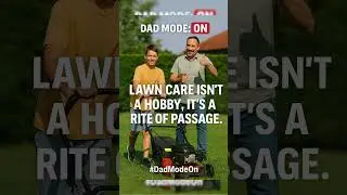 Lawn Care: It's a Rite of Passage 🌱 #dadmodeon
