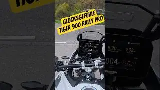 Gl&uuml;cksgef&uuml;hle mit der Tiger 900 Rally Pro 🤩 #tiger900rallypro #tiger900 #motovlog #happy #bikerlife