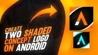 Create two shaded concept logos on android | Concept logos tutorial on android | pstouch
