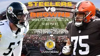 Pittsburgh Steelers vs Cleveland Browns (Live Reaction & Commentary) - NFL Week 17