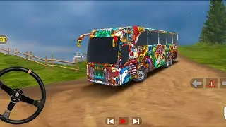 Coach Bus Simulator India Off Road Driving Bus Game Simulator HBG World Gameplay Video #30