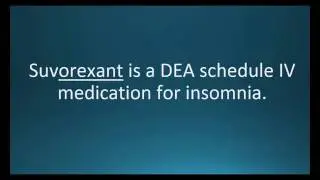 How to pronounce suvorexant (Belsomra) (Memorizing Pharmacology Video Flashcard)