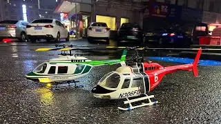 FLISHRC Roban Bell 206 450 Size Helicopter Scale,with H1 Flight control RTF
