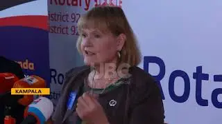 ROTARY INTERNATIONAL PRESIDENT BEGINS AFRICA TOUR IN UGANDA