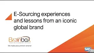 Esourcing Lessons with Major Global Brand, Philips