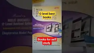 o level best books to study for o level NIELIT exam