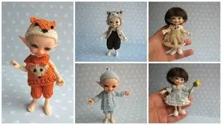 HANDMADE Outfit for RealPUKI tiny BJD doll from Fairyland. by Yuliya Y.  #yudolls
