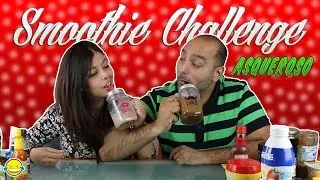 SMOOTHIE CHALLENGE!! RETO DEL LICUADO ASQUEROSO!!