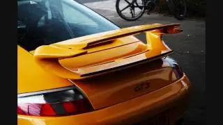 Yellow Porsche 996 GT3 Walk-around and details(HD)