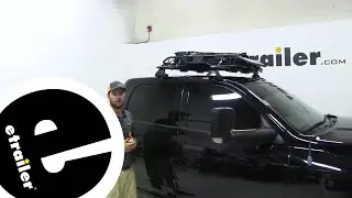 etrailer | Breaking Down the Stretchable Net and Tie-Down Straps for Rhino-Rack Roof Cargo Basket