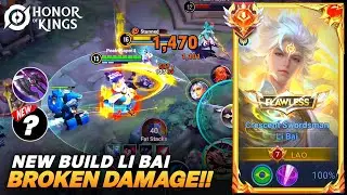 THIS NEW BUILD IS CRAZY 🔥 LI BAI BROKEN DAMAGE - HONOR OF KINGS