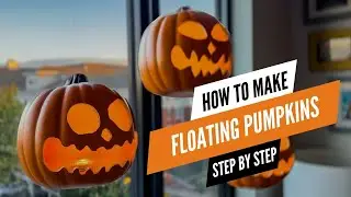 Easy DIY Floating Pumpkins | Halloween Decorations