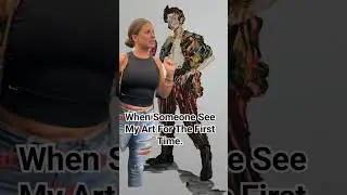 When Someone Sees My Art For The First Time #Art #Painting #plane