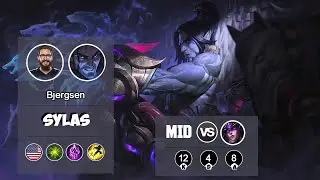 TSM Bjergsen Sylas MID vs Syndra | LOL | S9 NA Challenger - Full Gameplay