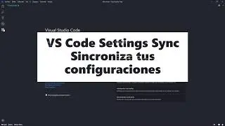VS Code Settings Sync: sincroniza tus configuraciones