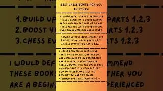 BEST CHESS BOOKS FOR YOU TO STUDY #shorts #chess #chessbooks #chessbook #chessstudy