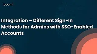 Integration – Different Sign-In Methods for Admins with SSO-Enabled Accounts