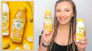 GARNIER HAIR FOOD BANANA & COCONUT SHAMPOO & CONDITIONER REVIEW